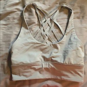 Lululemon sports bra army green